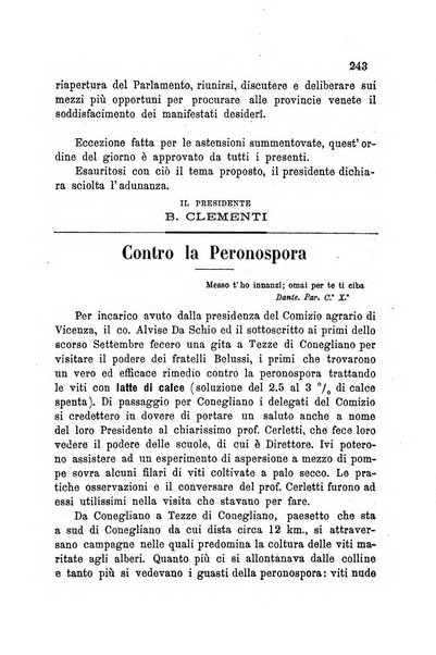 Bollettino dell'Unione dei comizi vicentini