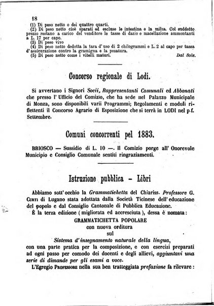 Bollettino del Comizio agrario monzese