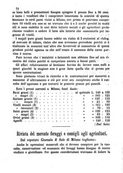 Bollettino del Comizio agrario monzese