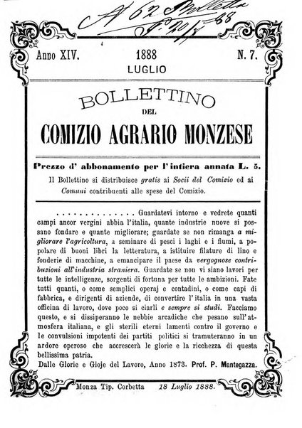 Bollettino del Comizio agrario monzese