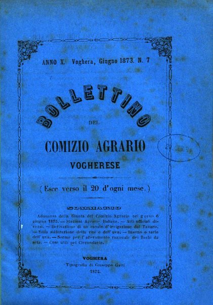 Bollettino del Comizio agrario vogherese