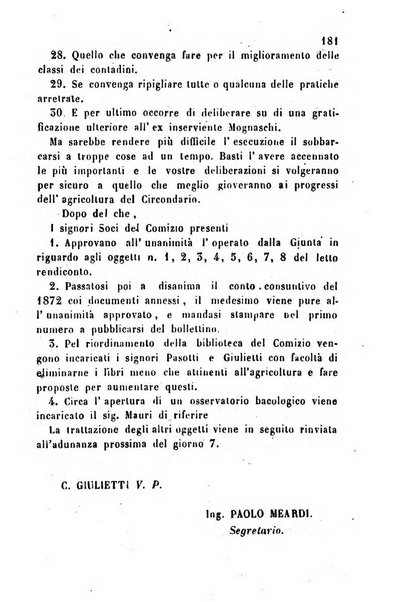 Bollettino del Comizio agrario vogherese