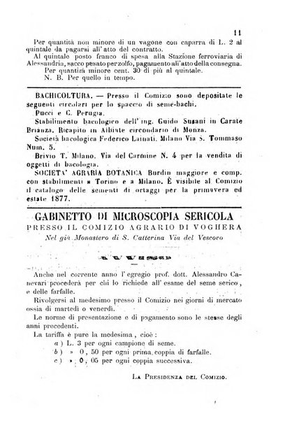 Bollettino del Comizio agrario vogherese