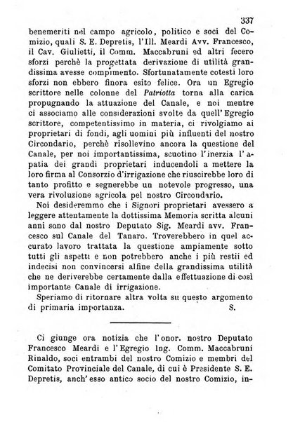 Bollettino del Comizio agrario vogherese