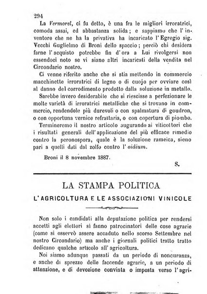 Bollettino del Comizio agrario vogherese