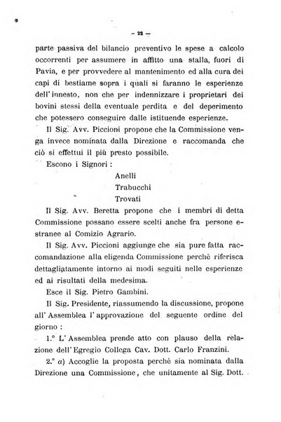 Bollettino del comizio agrario del circondario di Pavia