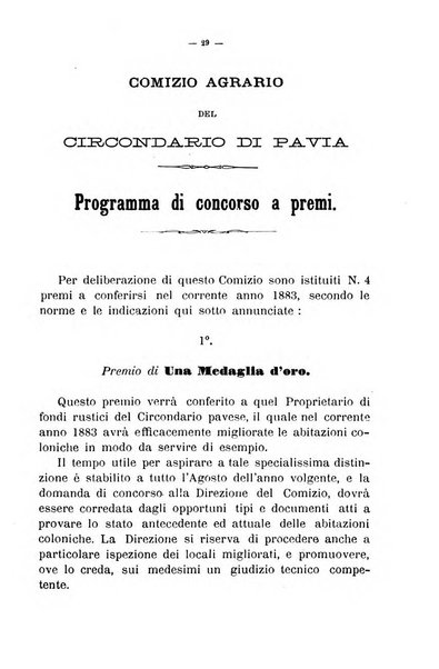 Bollettino del comizio agrario del circondario di Pavia