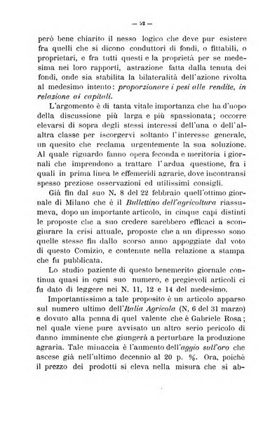 Bollettino del comizio agrario del circondario di Pavia