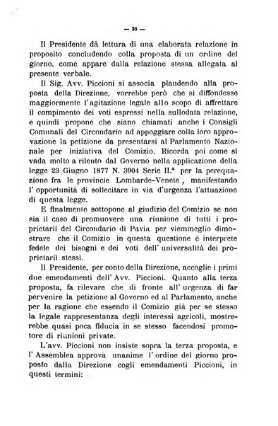 Bollettino del comizio agrario del circondario di Pavia