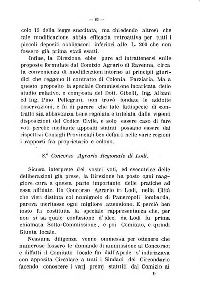 Bollettino del comizio agrario del circondario di Pavia