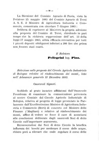 Bollettino del comizio agrario del circondario di Pavia