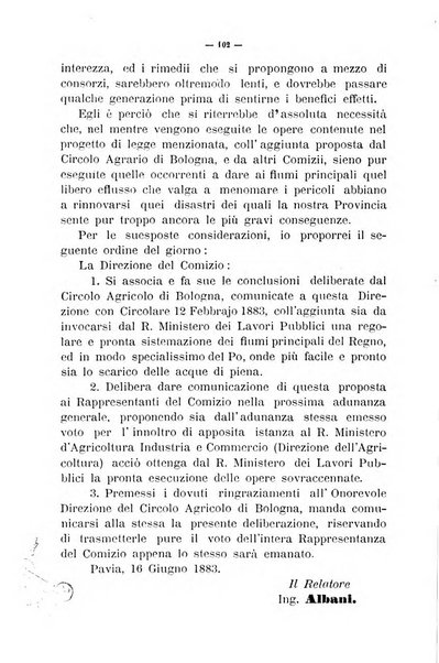 Bollettino del comizio agrario del circondario di Pavia