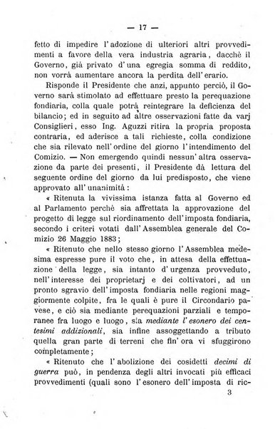 Bollettino del comizio agrario del circondario di Pavia