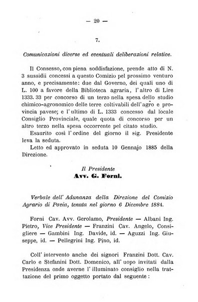 Bollettino del comizio agrario del circondario di Pavia