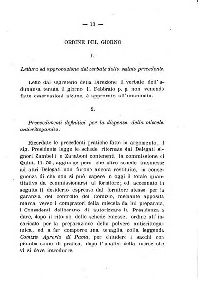 Bollettino del comizio agrario del circondario di Pavia