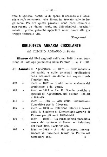 Bollettino del comizio agrario del circondario di Pavia