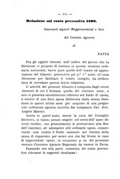 Bollettino del comizio agrario del circondario di Pavia