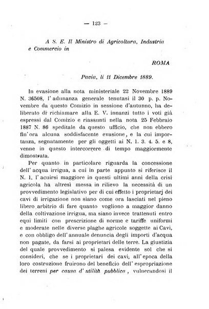 Bollettino del comizio agrario del circondario di Pavia