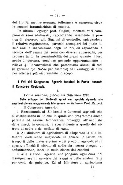 Bollettino del comizio agrario del circondario di Pavia