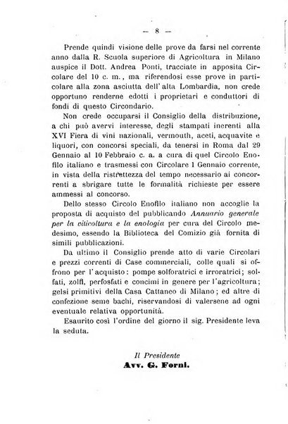 Bollettino del comizio agrario del circondario di Pavia