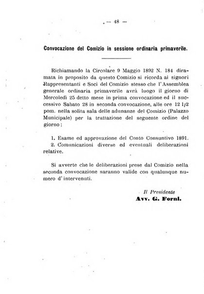 Bollettino del comizio agrario del circondario di Pavia