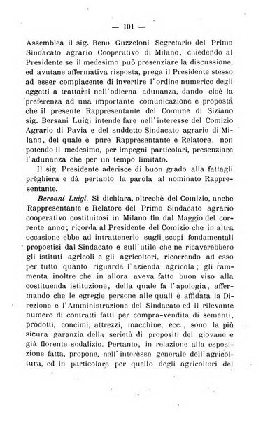 Bollettino del comizio agrario del circondario di Pavia