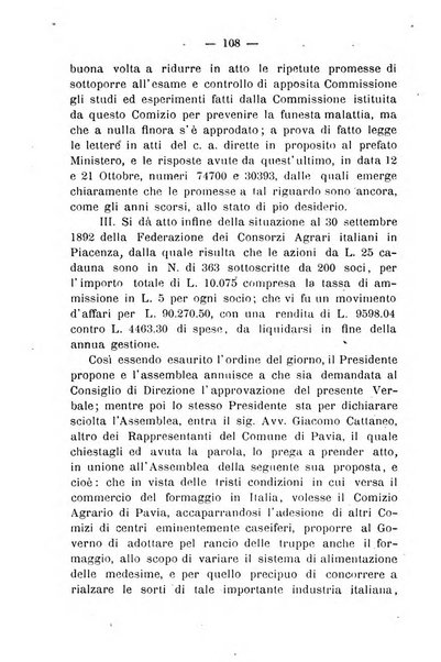 Bollettino del comizio agrario del circondario di Pavia