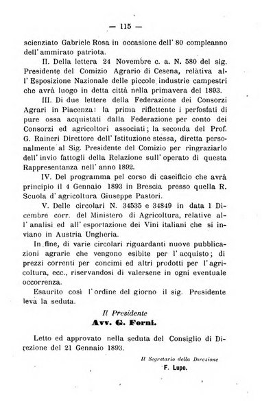 Bollettino del comizio agrario del circondario di Pavia