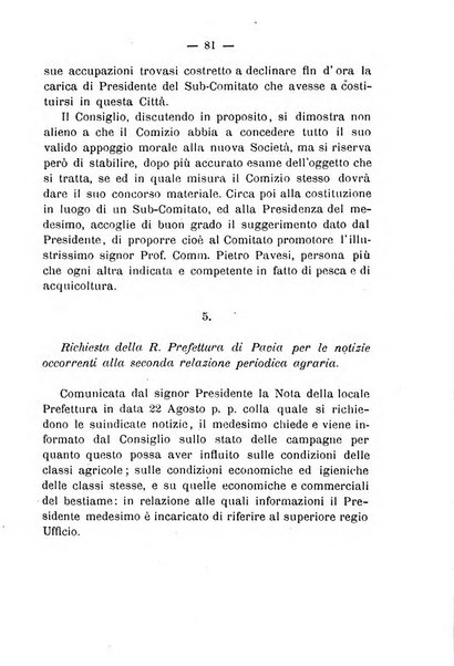 Bollettino del comizio agrario del circondario di Pavia