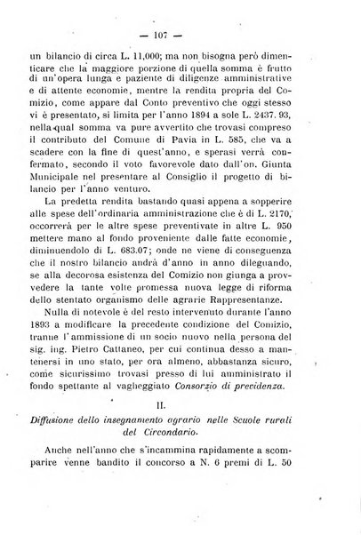 Bollettino del comizio agrario del circondario di Pavia