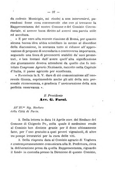 Bollettino del comizio agrario del circondario di Pavia