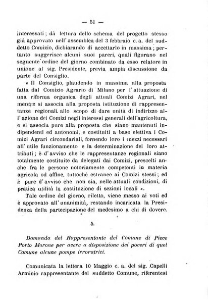 Bollettino del comizio agrario del circondario di Pavia