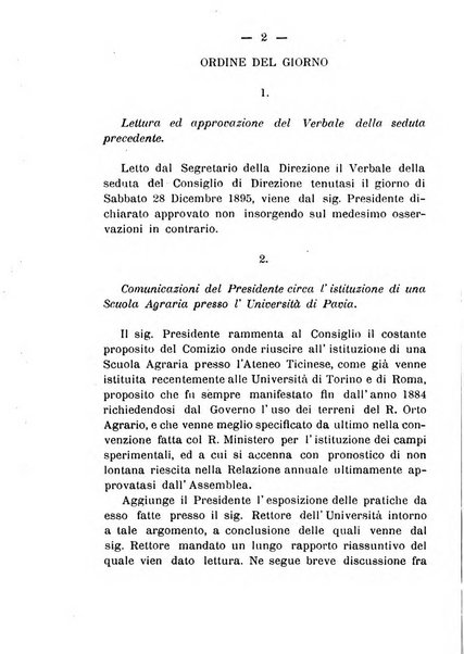 Bollettino del comizio agrario del circondario di Pavia