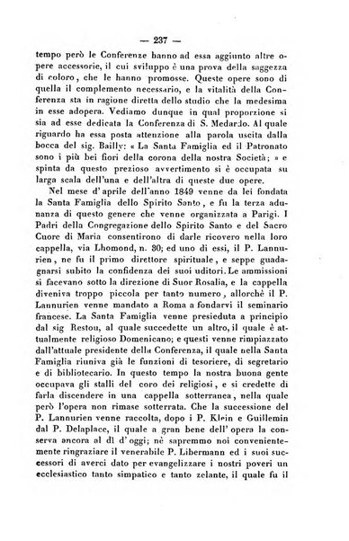 Società di San Vincenzo de' Paoli. Bollettino