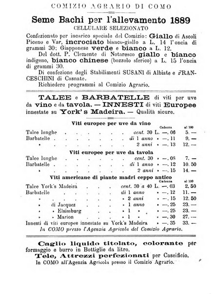 Bollettino del Comizio agrario di Como