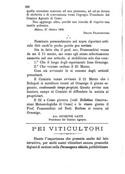 Bollettino del Comizio agrario di Como