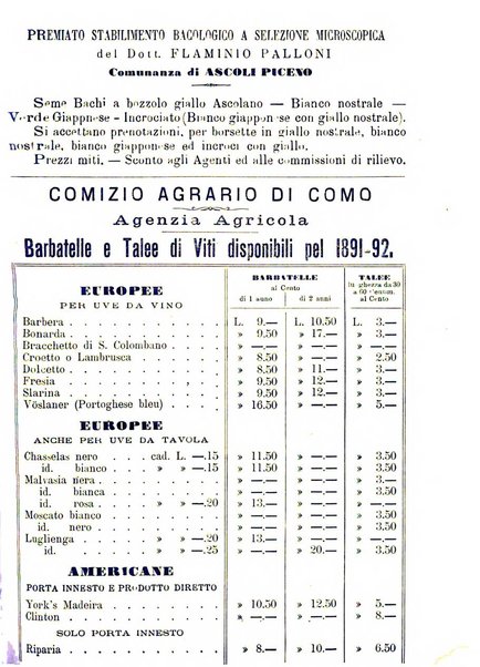 Bollettino del Comizio agrario di Como