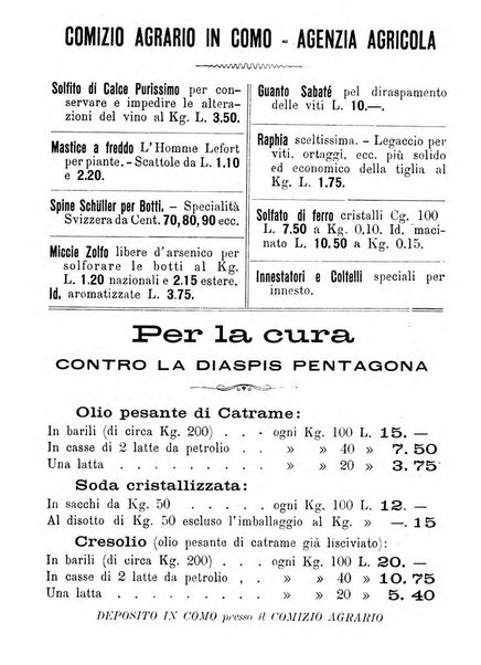 Bollettino del Comizio agrario di Como