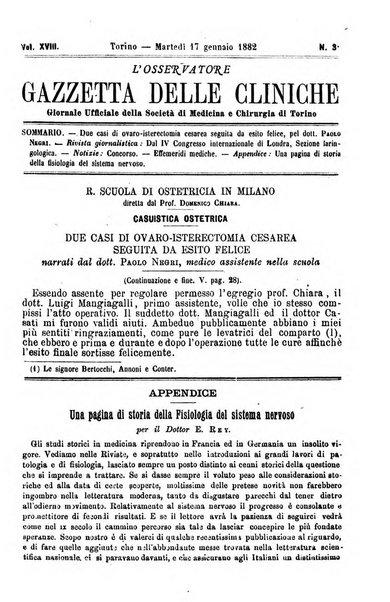 Gazzetta delle cliniche di Torino