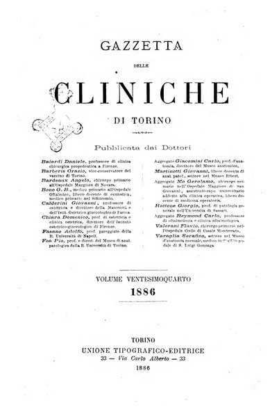 Gazzetta delle cliniche di Torino