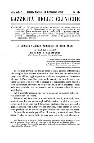 Gazzetta delle cliniche di Torino