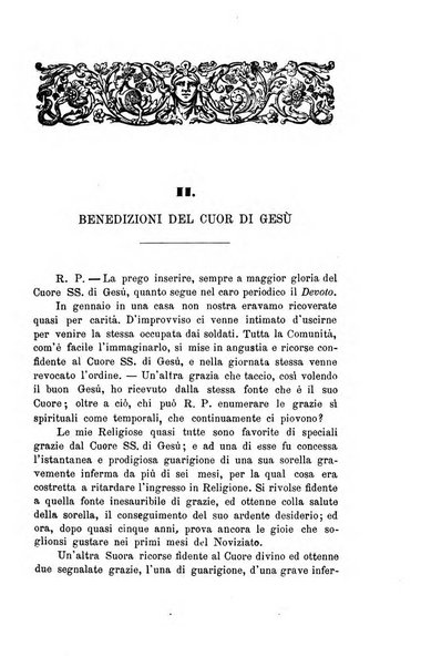 Il devoto del Sacro cuore di Gesù