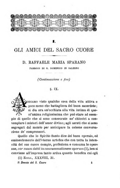 Il devoto del Sacro cuore di Gesù