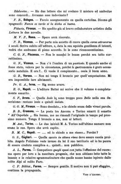 La lettura illustrata diretta da Vico d'Arisbo