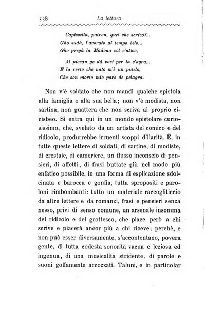 La lettura illustrata diretta da Vico d'Arisbo