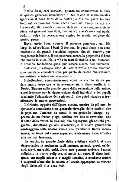 Opera le scuole d'oriente bullettino periodico