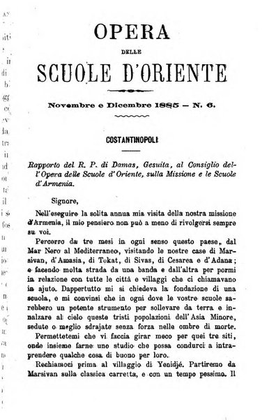 Opera le scuole d'oriente bullettino periodico