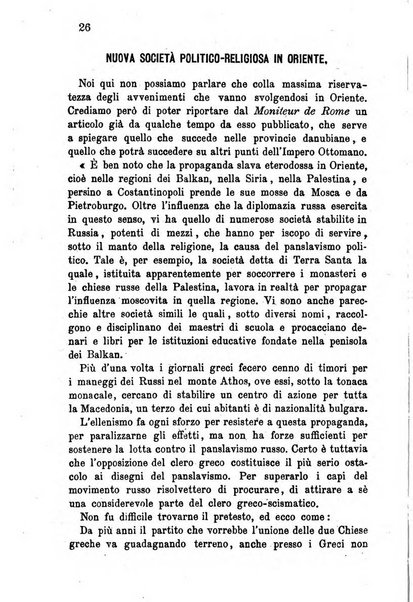 Opera le scuole d'oriente bullettino periodico