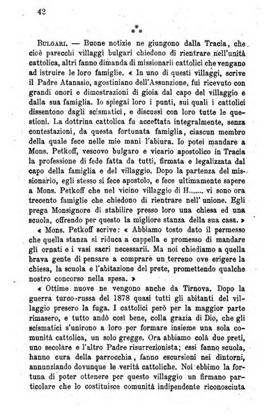 Opera le scuole d'oriente bullettino periodico