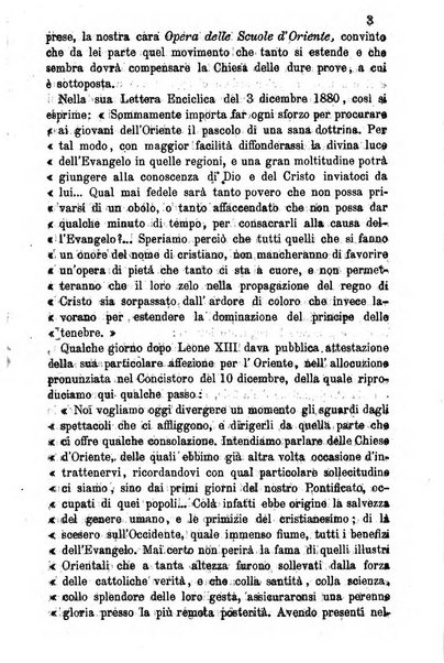 Opera le scuole d'oriente bullettino periodico